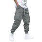 Men’s Multi‑Pocket Drawstring Cargo Pants FitiqueFit