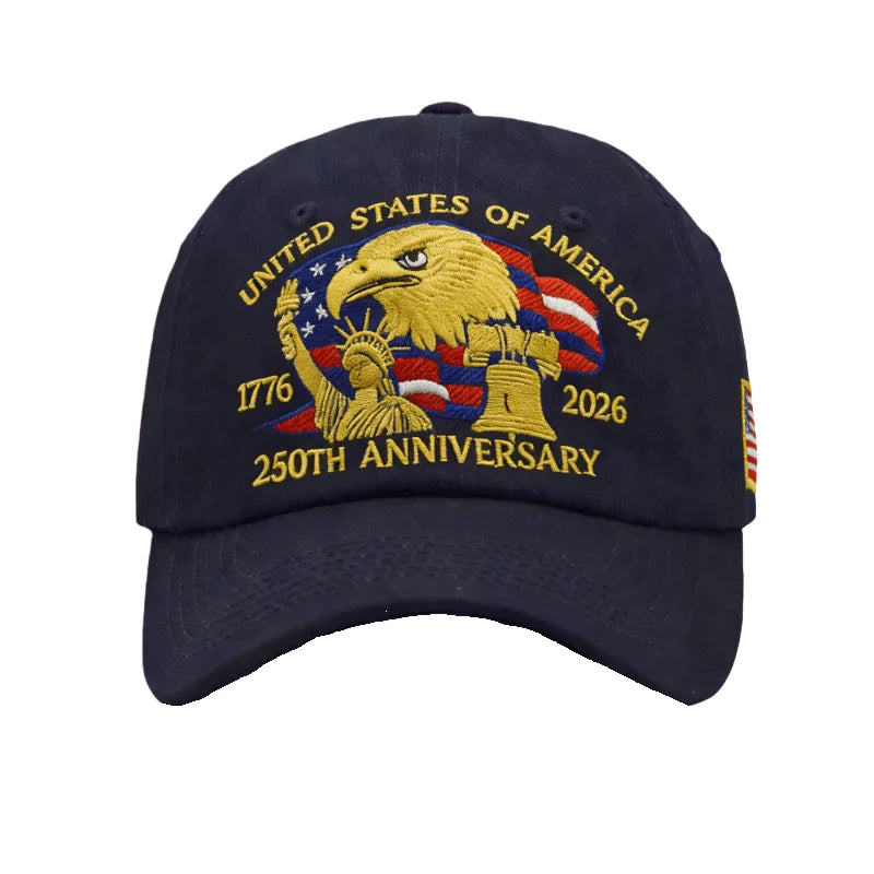 250Th US Independence Day Special Baseball Cap Breathable Lightweight Cap Gift for Dads and Veterans