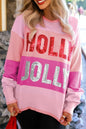 Christmas HOLLY JOLLY Sequin Colorblock Crewneck S Shop Style & More | Fresh Looks, Everyday Deals & Free Shipping