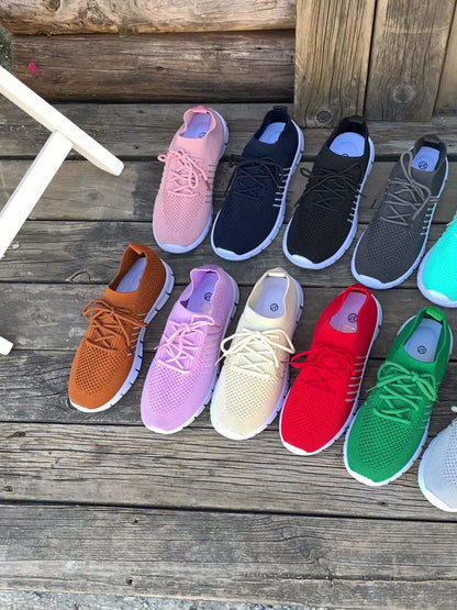 Flying Weave Casual Sneakers, Women Shoes NovaCart