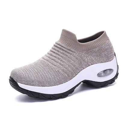 Women's Air Cushion Sole Chunky Sneakers - Lightweight Mesh Low Top Running Shoes - Breathable & Comfortable - For Women - Suitable for Running, Walking & Casual Wear - Great Gift for Fitness Enthusiasts NovaCart