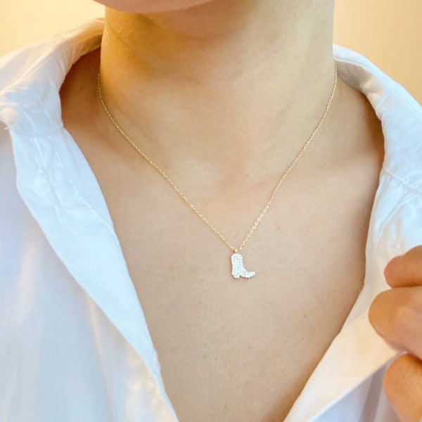 Glam Cow Girl Boot Necklace Shop Style & More | Fresh Looks, Everyday Deals & Free Shipping