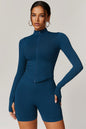 The Delight Jacket Shorts 2-Piece Set Fitglutes Activewear Gymwear Sportswear & Workout Clothes