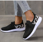 White Shoes Women Leopard Print Lace-up Sneakers Sports See size chart under “more details” The Fashion Celestial