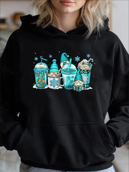 Women’s Christmas Gnomes Hoodie FitiqueFit