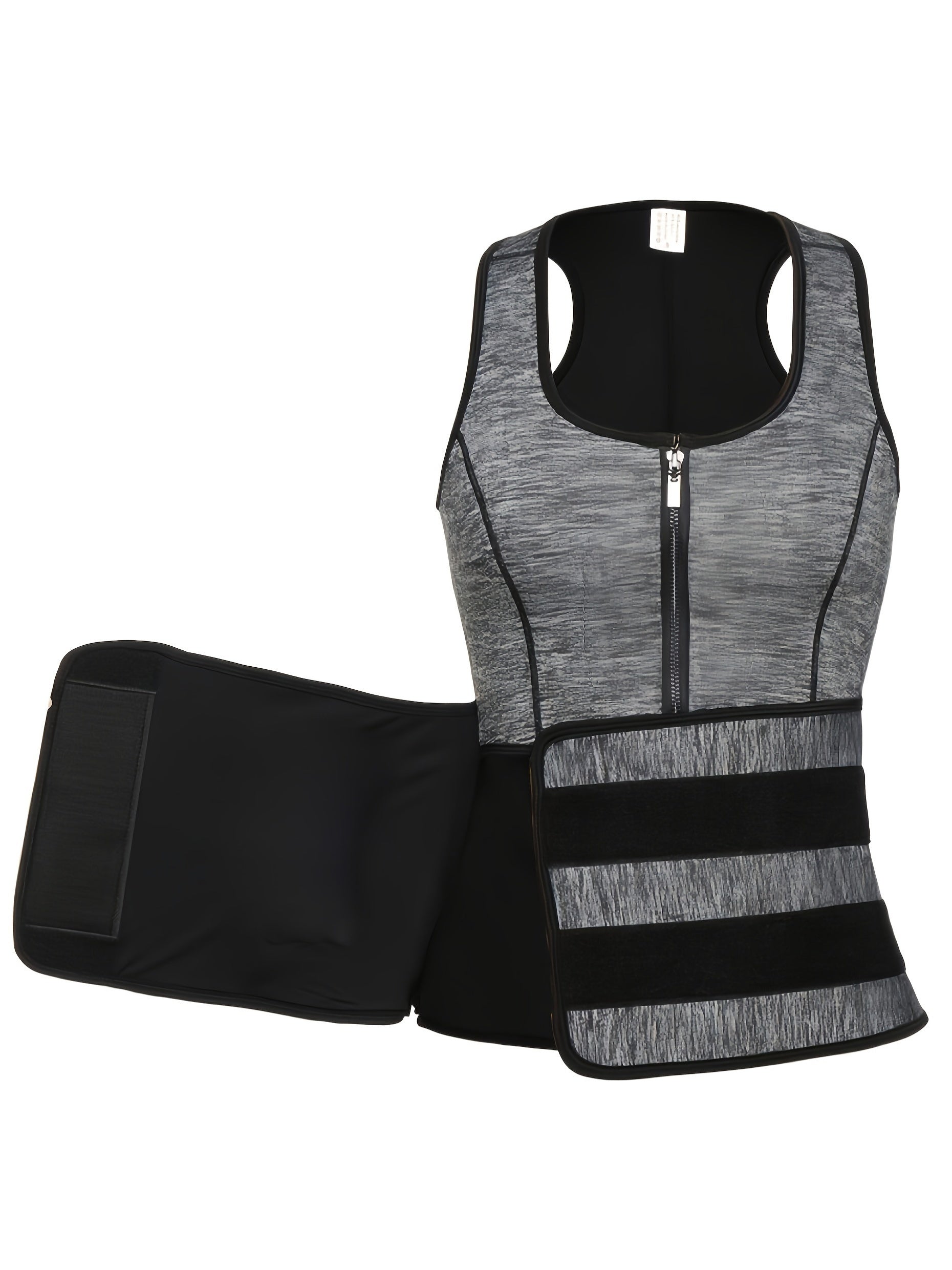 Men's Adjustable Compression Tank Top, Men's Waist Trainers NovaCart