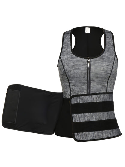 Men's Adjustable Compression Tank Top, Men's Waist Trainers NovaCart