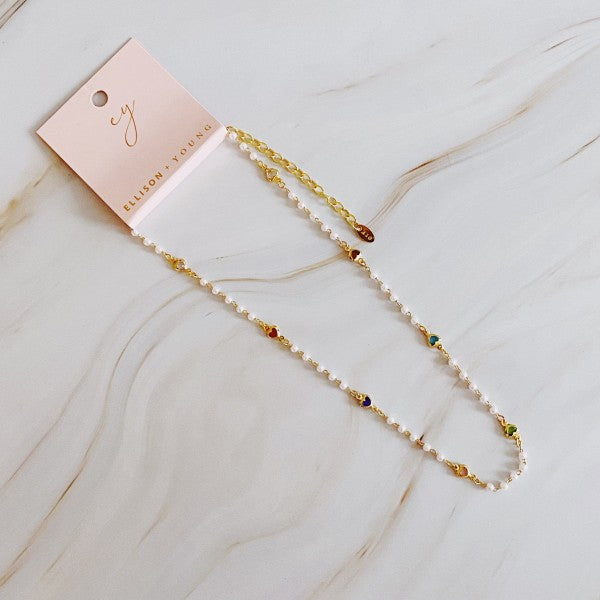 Precious Mini Heart Pearl Chain Necklace Shop Style & More | Fresh Looks, Everyday Deals & Free Shipping