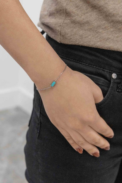 Beaming Bar Stone Bracelet | Silver Shop Style & More | Fresh Looks, Everyday Deals & Free Shipping