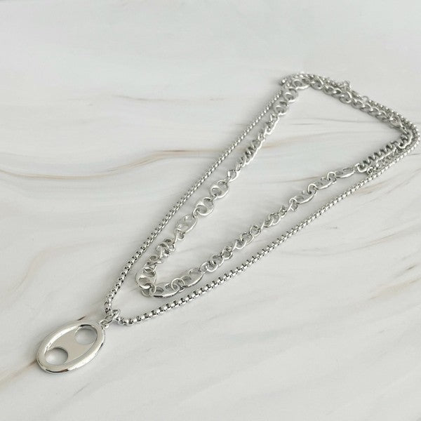 Button Charm Golden Necklace Set Shop Style & More | Fresh Looks, Everyday Deals & Free Shipping