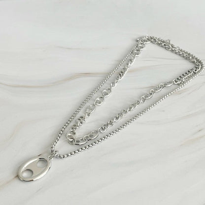 Button Charm Golden Necklace Set Shop Style & More | Fresh Looks, Everyday Deals & Free Shipping