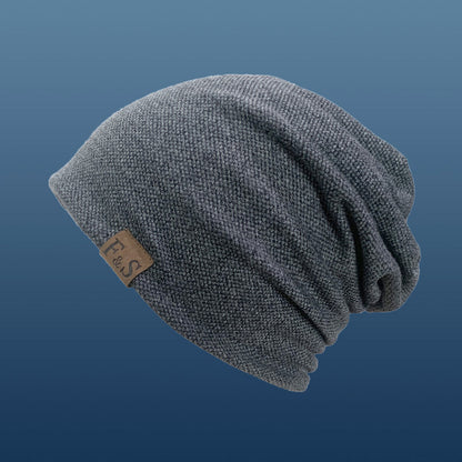 Unisex Beanie | Black, Lightweight, Fabric, Toggle Closure, Urban Style, Ideal for Spring/Fall/Winter NovaCart