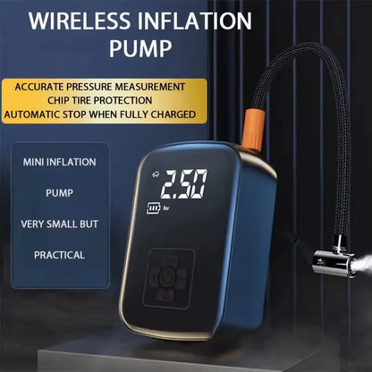Powerful Wireless Car Air Compressor - Ultimate Electric Tire Inflator for Motorcycles, Bicycles, and More!