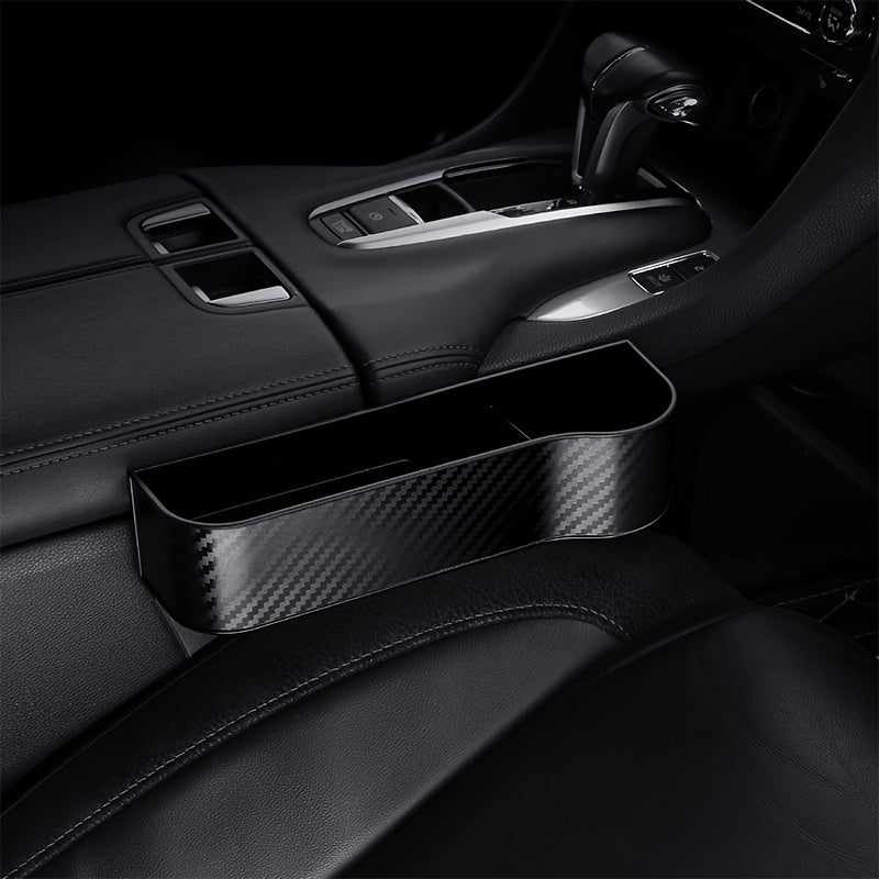 Car Seat Gap Organizer with Cup Holder - Lightweight ABS Storage Box for Console Side Pockets, Front Seat Accessory for Enhanced Organization, Car Storag NovaCart
