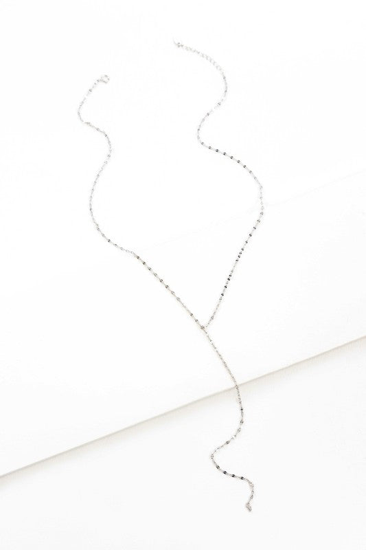 Chain Lariat Necklace | Silver (sterl.) Shop Style & More | Fresh Looks, Everyday Deals & Free Shipping