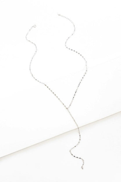 Chain Lariat Necklace | Silver (sterl.) Shop Style & More | Fresh Looks, Everyday Deals & Free Shipping