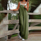 Plus Size Women's Solid Color Casual Jumpsuit - Sleeveless Romper With Pockets For Spring&Summer Grayceful LLC