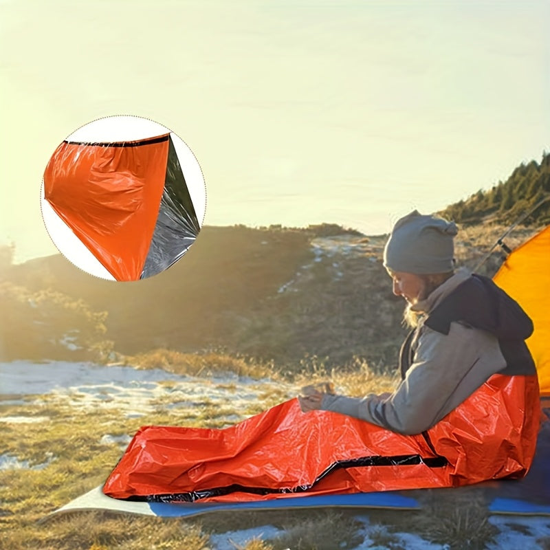 1/2pcs Outdoor Sleeping Bag, Emergency Camping Hiking Sleeping Bag,, High Quality, Low Negative Reviews NovaCart