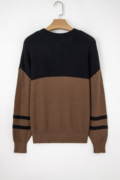 Colorblock Stripe Long Sleeve Sweater Shop Style & More | Fresh Looks, Everyday Deals & Free Shipping