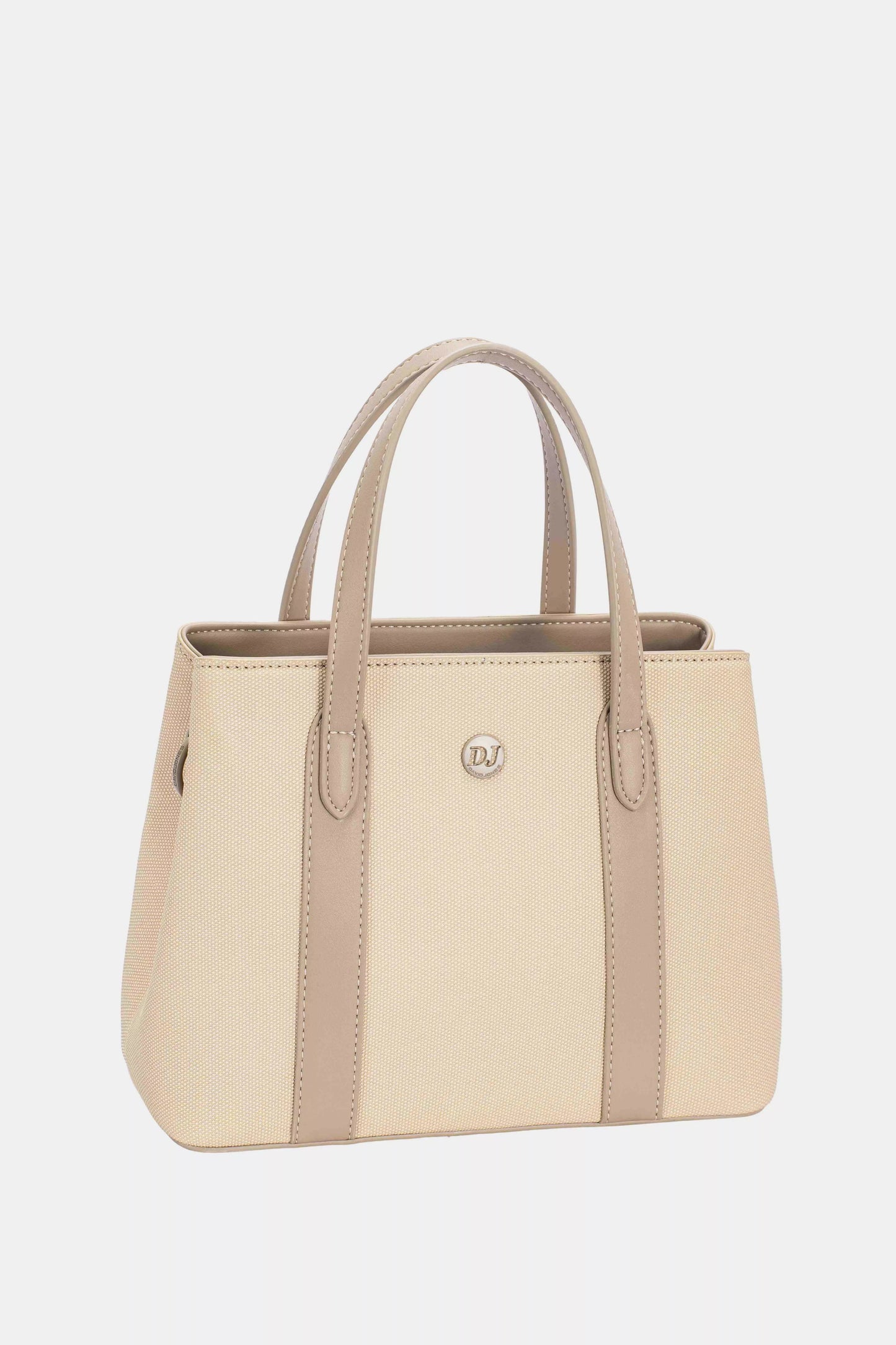 David Jones Canvas Handbag with Leather Trim New Era Fashion LLc