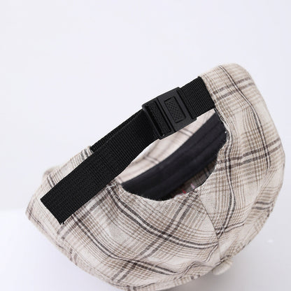 Women's Striped Checkered Embroidered Baseball Cap – 4 Colors FitiqueFit