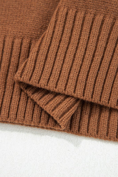 Solid Collared V-Neck Ribbed Edge Sweater Shop Style & More | Fresh Looks, Everyday Deals & Free Shipping