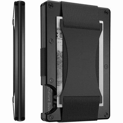 Carbon Fiber Wallet - RFID Blocking Metal Card Holder SmartPursue™