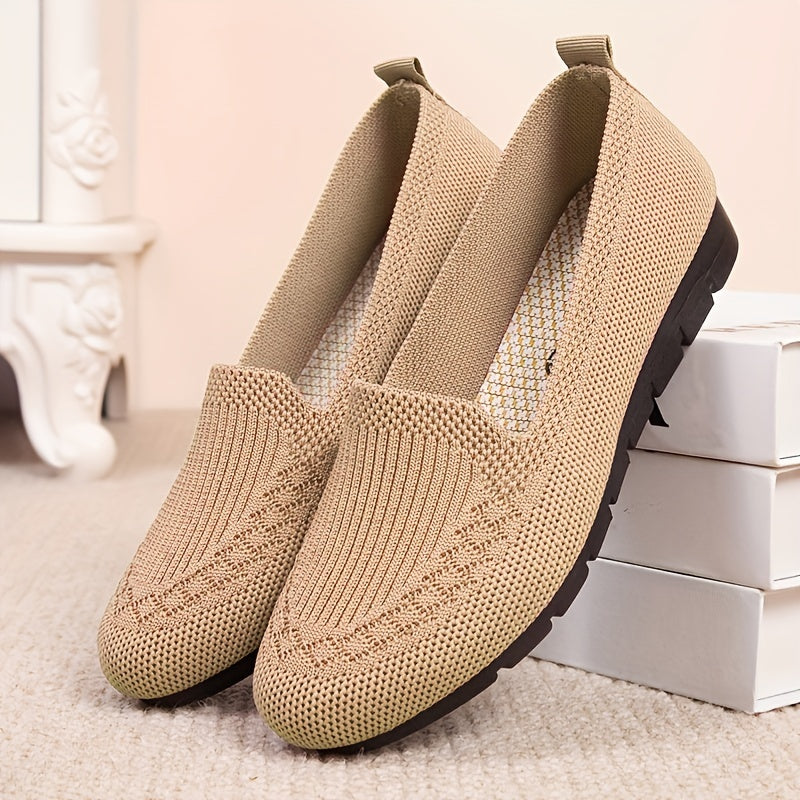 [Breathable Summer Loafers] Breathable & Lightweight Women's Casual Summer Mesh Flat Shoes | Slip-on Loafers with Fabric Upper and Rubber Sole NovaCart