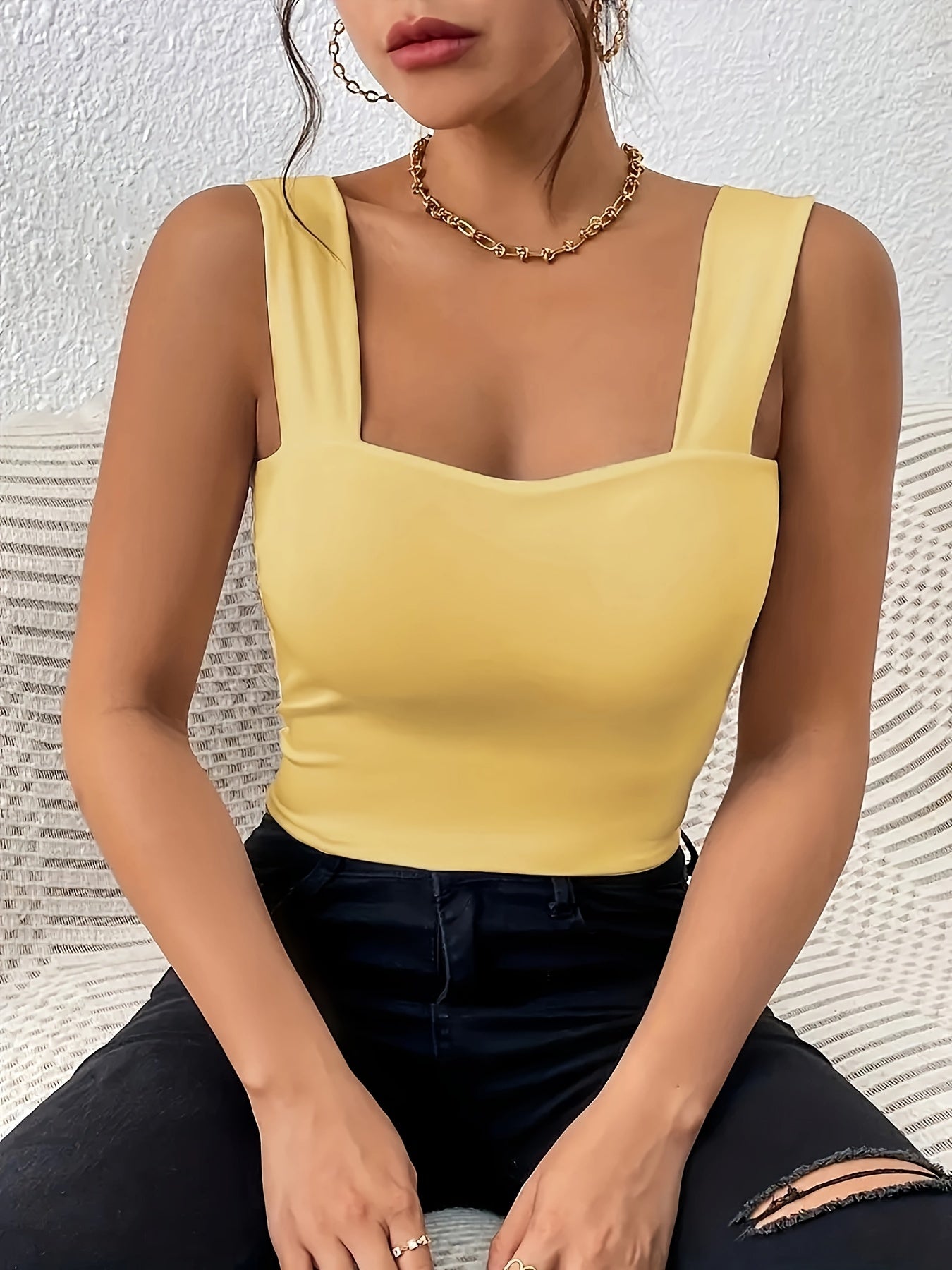 European And American Sexy Chest-Revealing Waist-Cinching Camisole NovaCart
