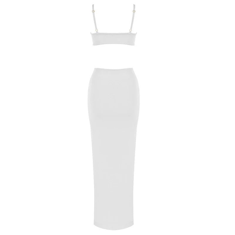 Yacht Bae White Maxi Dress Porshia By Porshia Banks