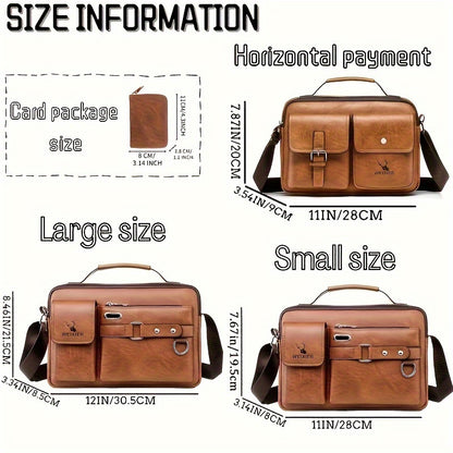 Men's Single-Shoulder Bag, Crossbody Bag, Business Messenger Bag, Shoulder Bag, Handbag, Casual Bag for Men NovaCart