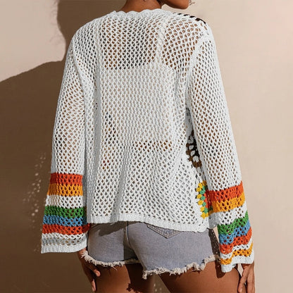 Women's Elegant Crochet Cardigan FitiqueFit