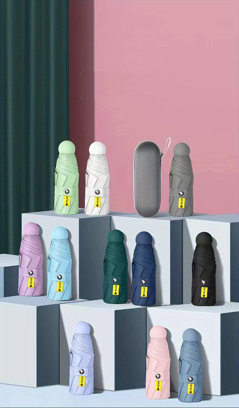 six-rib capsule umbrella, pocket umbrella NovaCart