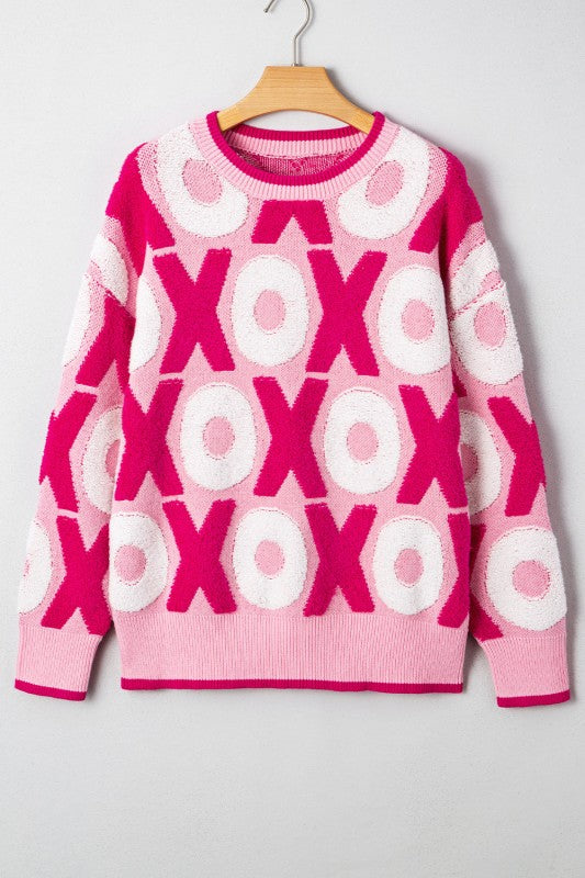 Valentine XOXO Drop Shoulder Crewneck Sweater Shop Style & More | Fresh Looks, Everyday Deals & Free Shipping
