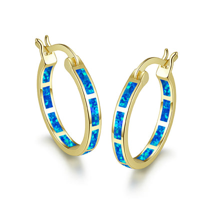 A Pair of Geometric Hoop Earrings That Are Stylish, Versatile, And Exaggerated for Women NovaCart
