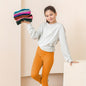 Girls' Super Soft High-Stretch Leggings - Solid Black Tight Pants with Elastic Waistband, All-Season Stretchy Leggings for Girls, Everyday & Formal Outfits - SOFTMILK NovaCart