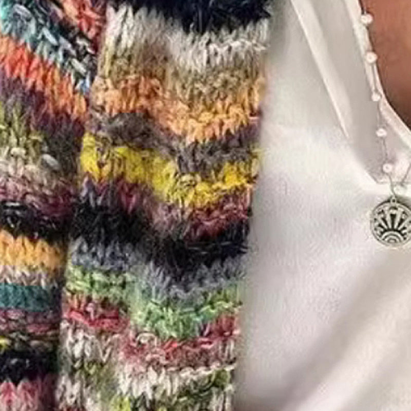 Women's Colorful Long Sleeve Cardigan FitiqueFit