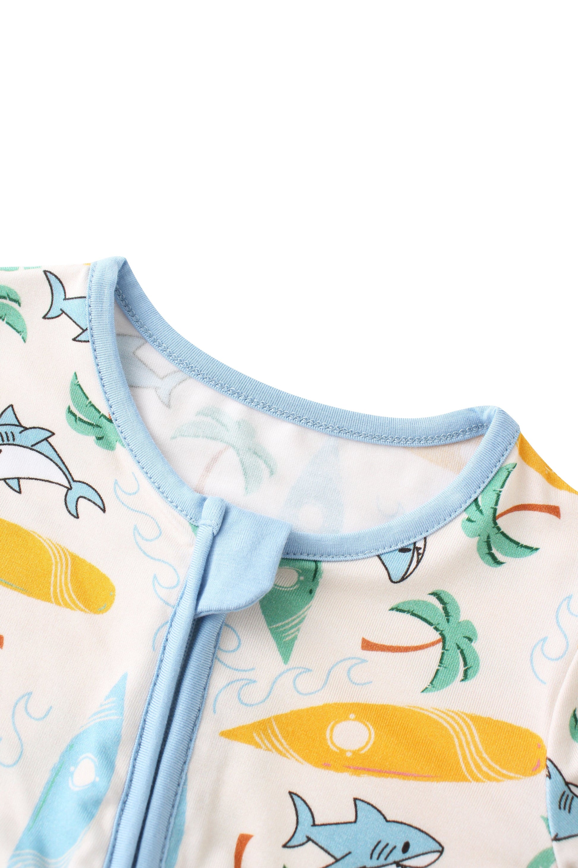 Posh TOT Surf's Up Bamboo Baby Convertible Zippy Romper  CINCO DE MAYO PROMO - FINAL SALE Charlies Project Kids