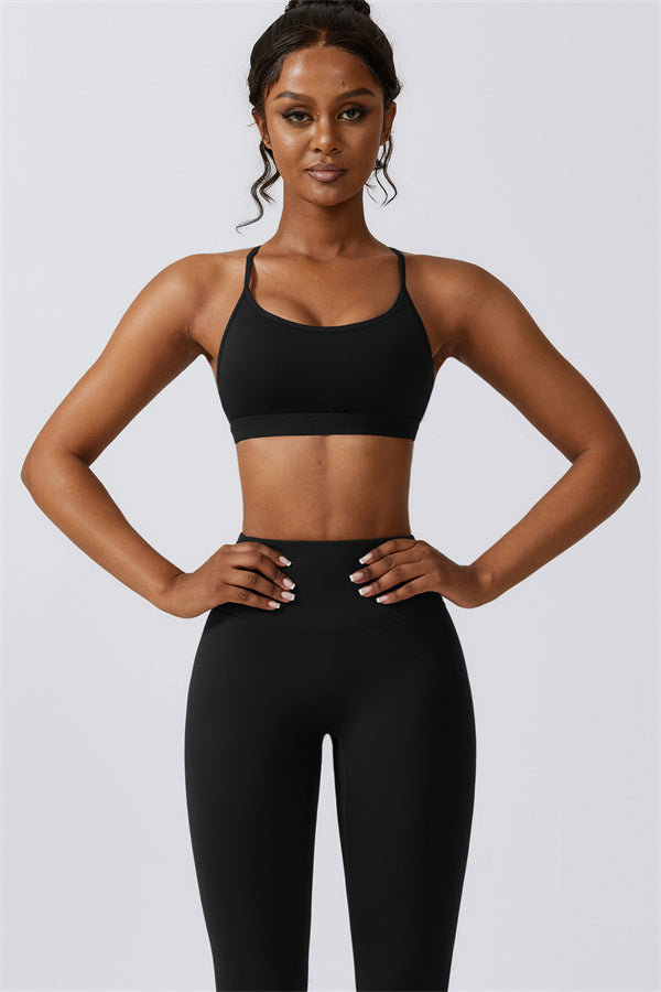 Juno Star Sports Bra Leggings 2-Piece Set Fitglutes Activewear Gymwear Sportswear & Workout Clothes