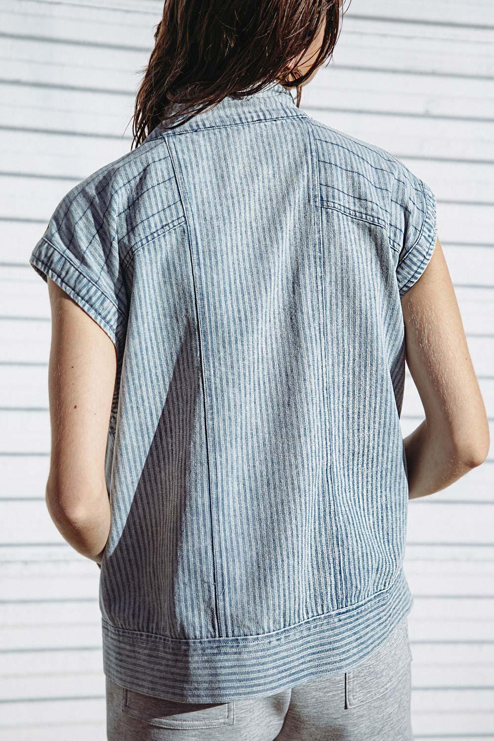 LATE SUMMER NIGHTS DENIM VEST Flying Tomato