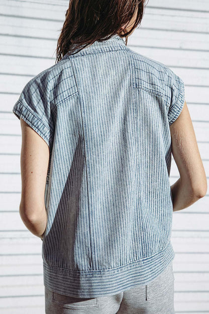 LATE SUMMER NIGHTS DENIM VEST Flying Tomato