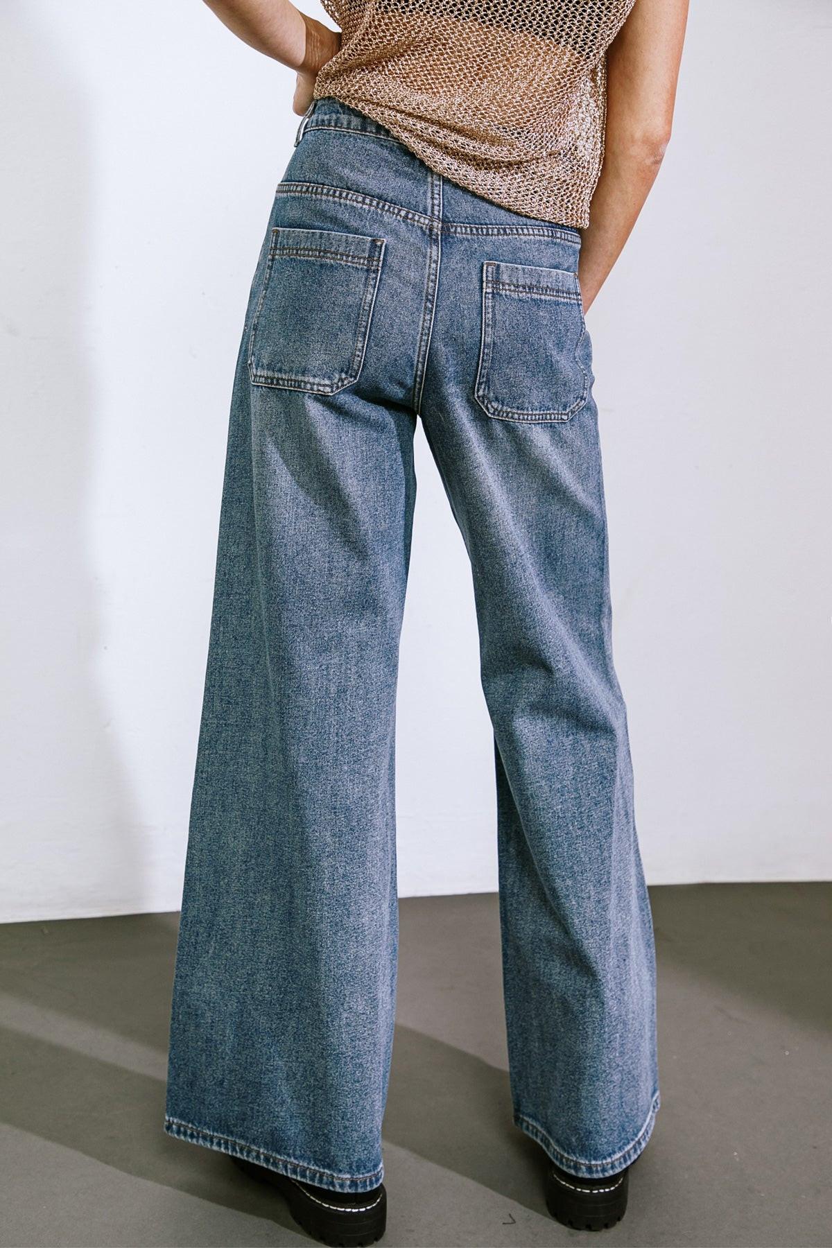 SHE'S A SWEET TALKER DENIM PANTS Flying Tomato