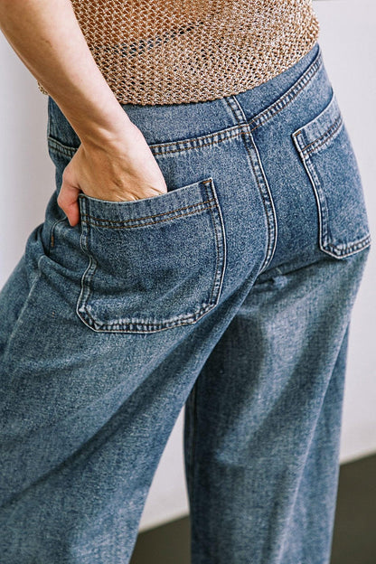 SHE'S A SWEET TALKER DENIM PANTS Flying Tomato