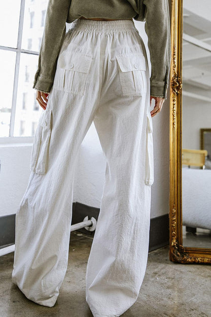 FOREVER BY YOUR SIDE WOVEN CARGO PANTS Flying Tomato