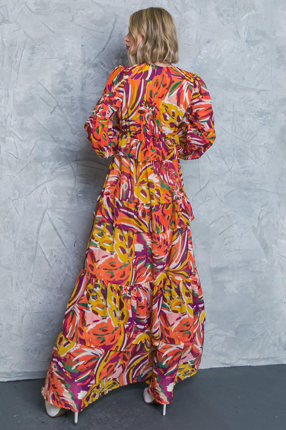WONDERFUL SOUL WOVEN MAXI DRESS Flying Tomato