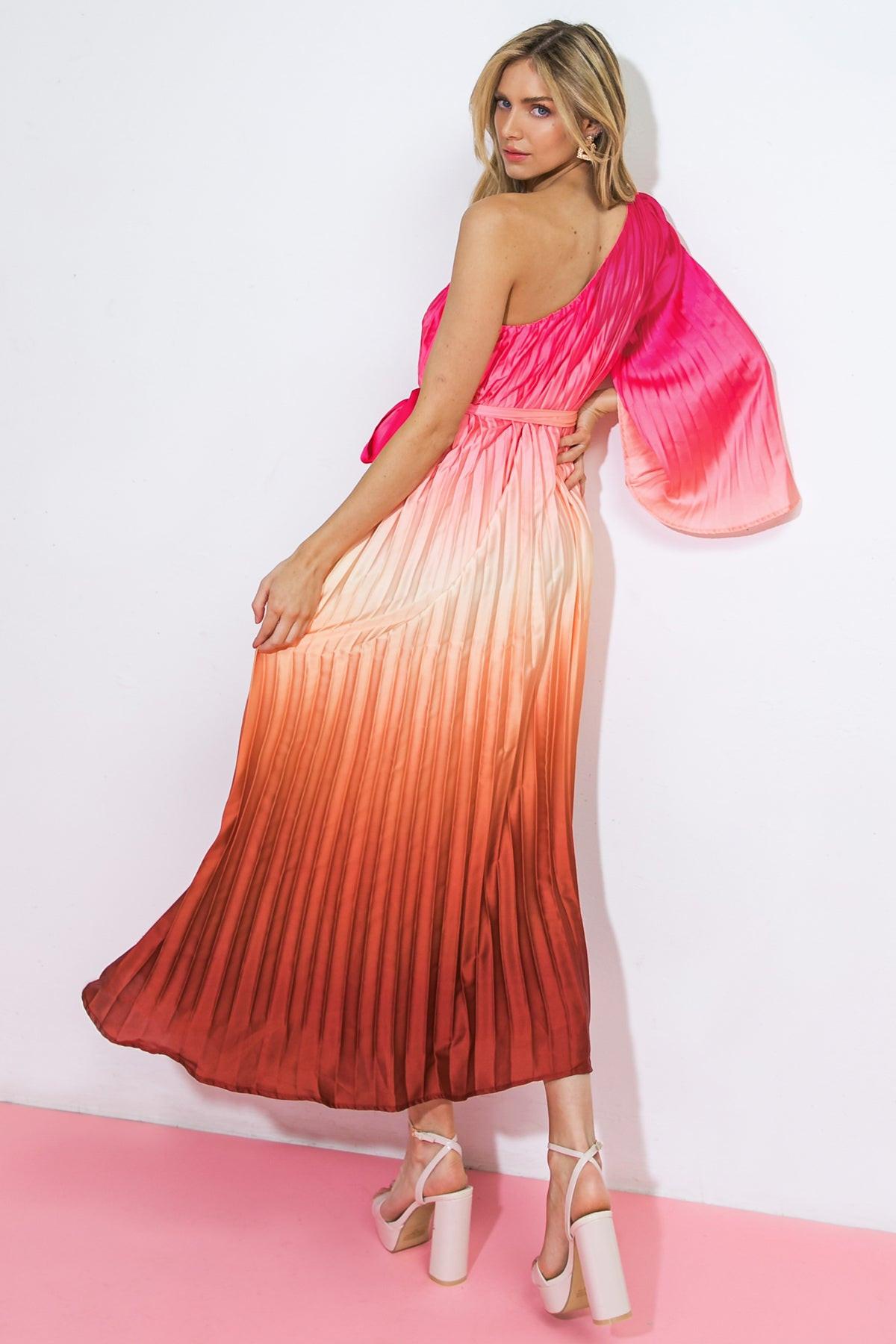 YOU'RE MY LOVER WOVEN MIDI DRESS Flying Tomato
