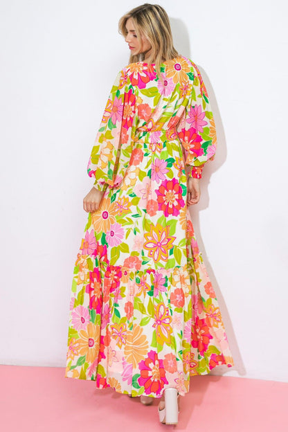 HEADING UPTOWN WOVEN MAXI DRESS Flying Tomato