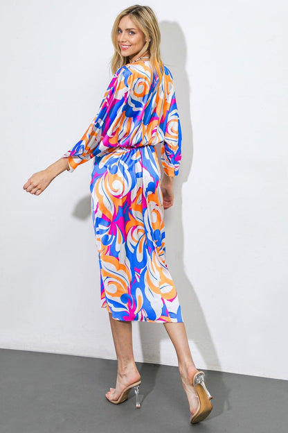 MORE TO SAY WOVEN MIDI DRESS Flying Tomato