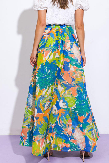 COASTAL CHIC WOVEN MAXI SKIRT Flying Tomato