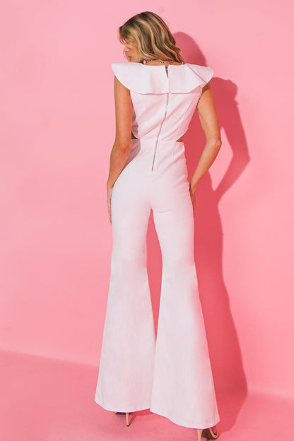 ON THE WAY-OUT DENIM JUMPSUIT Flying Tomato